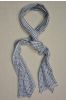 Grey And White Checks Design Cashmere Wool Stole