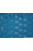 Vivid Blue Striped Fine Ikat Fabric Online