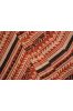 Bagru Red Striped Block Print Cotton Fabric 