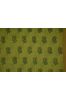 Herbal Green Block Printed Chanderi Fabric