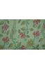 Holiday Green  Floral Kantha Stitch  Print Rayon Fabric