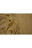 Latte Brown Floral Print Silk Cotton Fabric 