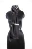 Beauty Black Embroidered 100 Pashmina Scarf