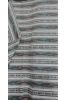 Black White Striped Ikat Fabric By The Yard