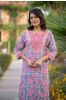 Pink Floralkurta 