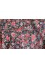 Red Floral Polyester Fabric