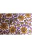 Sunflower Design Indian Cotton Fabric By The Yard