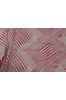 Red Block Printed Stripes Cotton Fabric