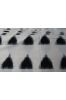 White And Black Double  Ikat Fabric