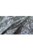 Grey Floral Block Print Cotton Fabric By The Yard
