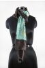 Black Blue Fall Scarves From India
