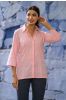 Pink Embroidery Shirt Top