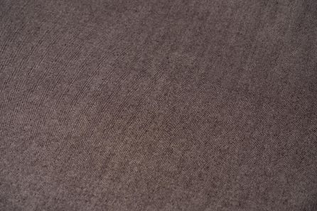 Brown Herring Bone Tweed Wool Fabric