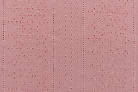 Icing Pink Chikankari Embroidered Cotton Fabric (58" Width )