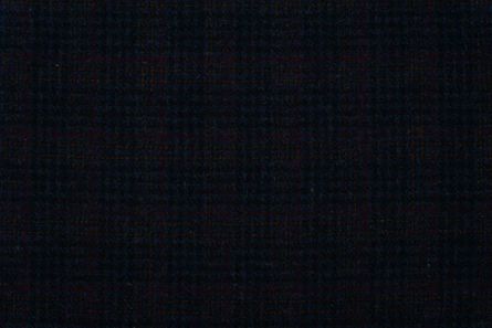 Blue Black Maroon Checks Tweed Wool Fabric