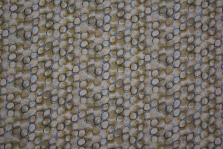 Circle Digital Print Irish Linen Fabric