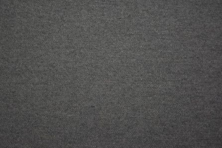Steel Blackish Grey Tweed Wool Fabric 