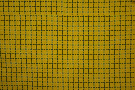 Fressia Yellow Line Print Rayon Fabric