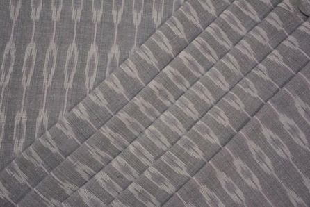 GREY AND WHITE IKAT FABRIC BY THE YARD-HF3295