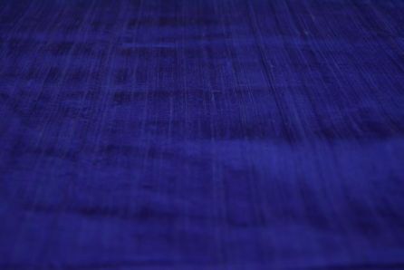 Dazzling Blue Handloom Raw Silk (dupion) 