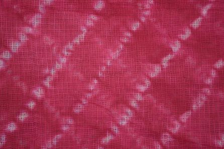 Pink Batik Kota Doria Fabric