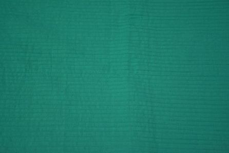 Solid Green Pintucks Fabric