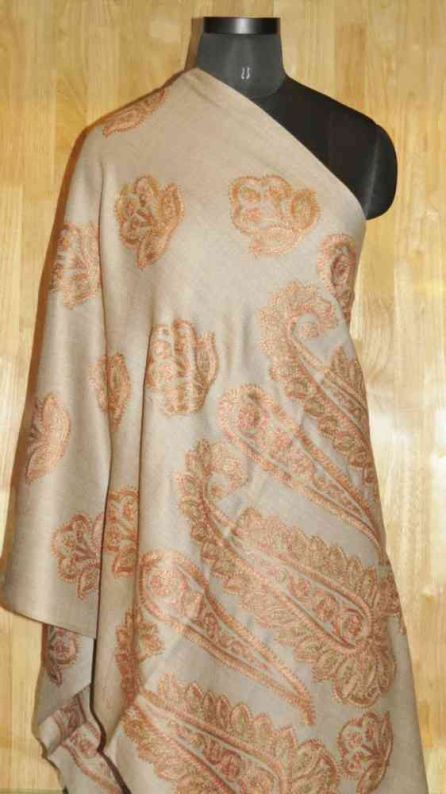 EARTHY BROWN PAISLEY SCARF-PS185