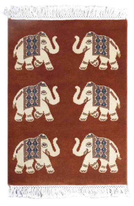 ELEPHANT DESIGN WALL CARPET INDIA EXPORTER