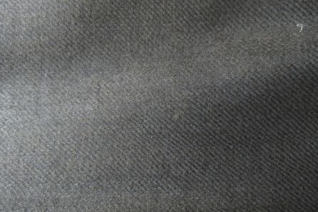 Black Handwoven Pure Wool Fabric