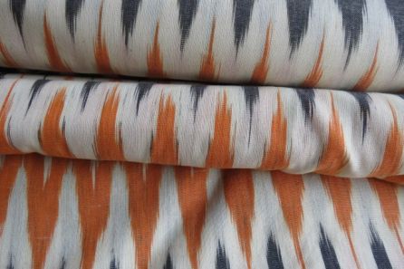 TRICOLOR IKAT FABRIC BY THE YARD-HF807