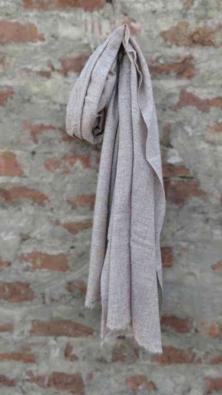 JUST BROWN CASHMERE WOOL SCARF FOR WOMEN