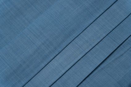Niagara Blue Handloom Khari Cotton Fabric