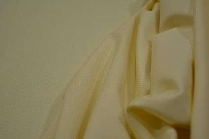 Double Cream Self Design Giza Cotton Shirt Fabric