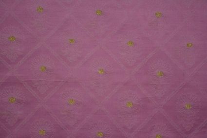 Begonia Pink Tanchui Banarasi Silk Fabric