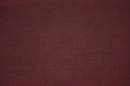 Garnet Red Double Tone Handwoven Cotton Fabric