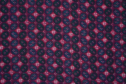 Purple Printed Georgette Fabric Online