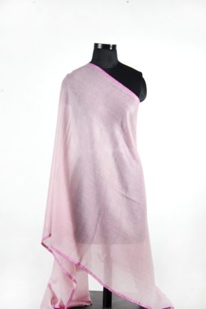 BABY PINK HAND EMBROIDERED PASHMINA SCARF-HE3