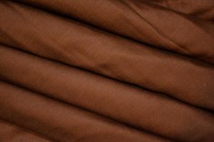 SOLID BROWN FINE RAYON FABRIC BY METER-RF2