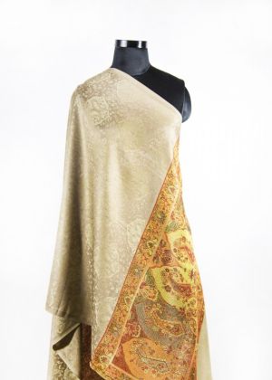 BROWN PAISLEY FASHION SCARVES FOR WOMEN IN INDIA