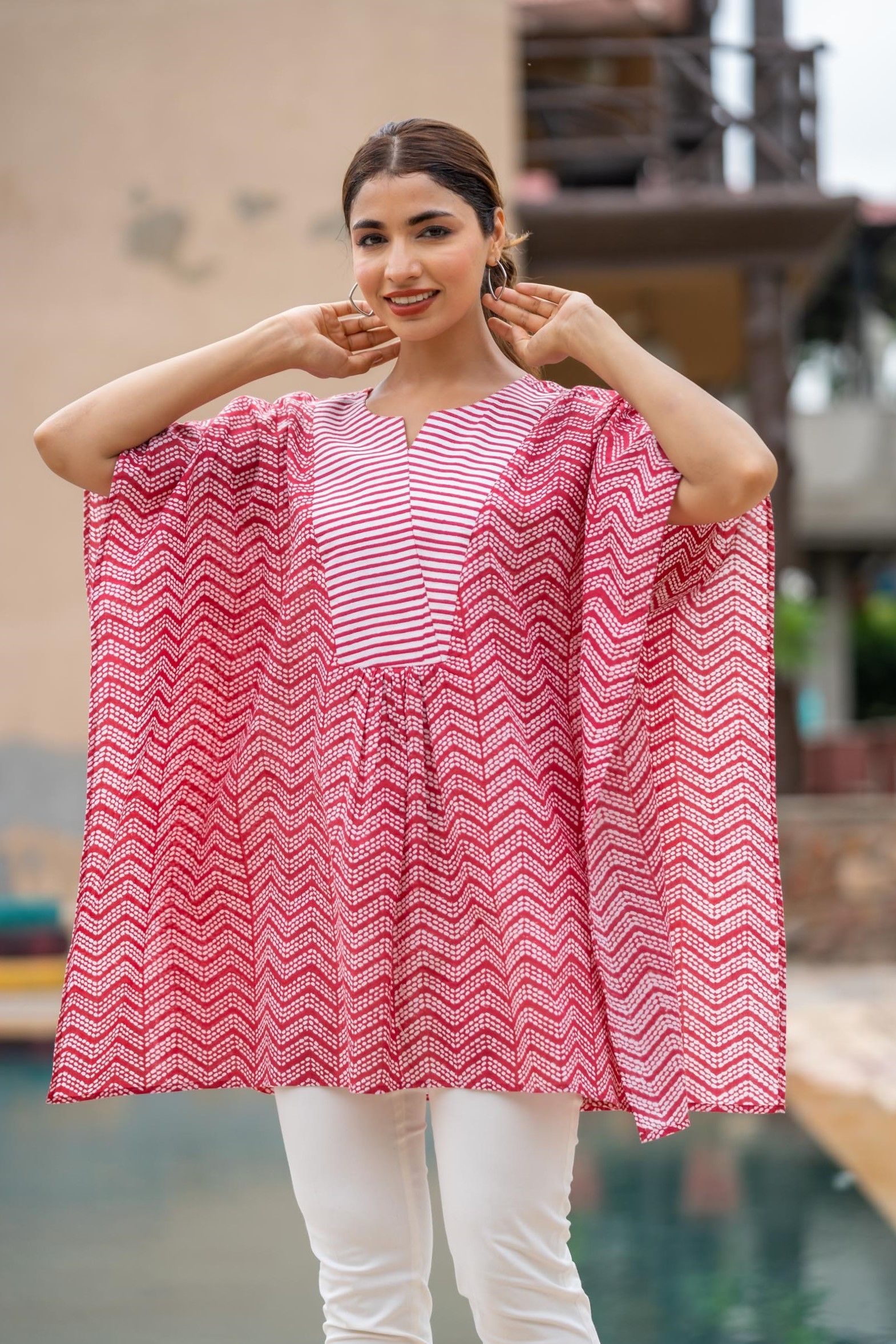 Elevate Your Style with Block Printed Kaftan Dresses