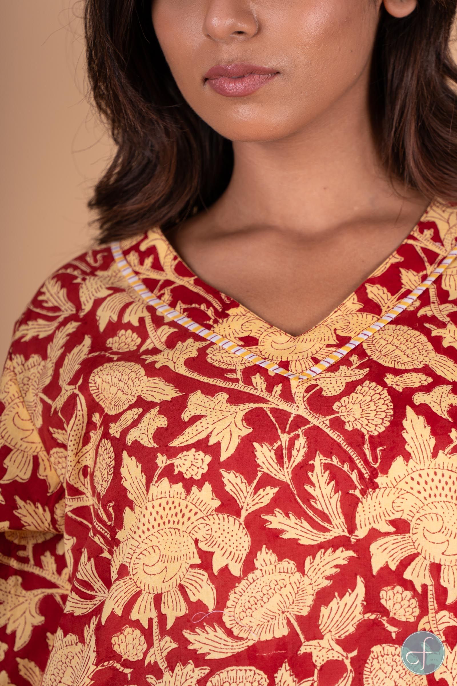 Elegance in Repose: Unveiling the Allure of Block Print Night Gowns for Women