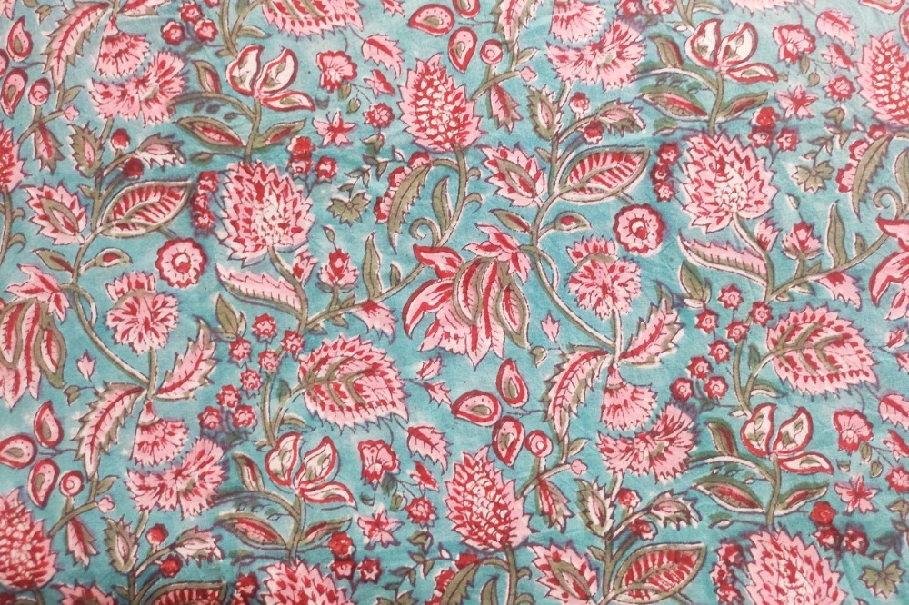 block printed fabric online